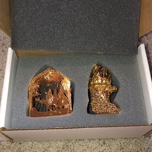 Christmas ornament set 3 Wise Men/Candy Cane